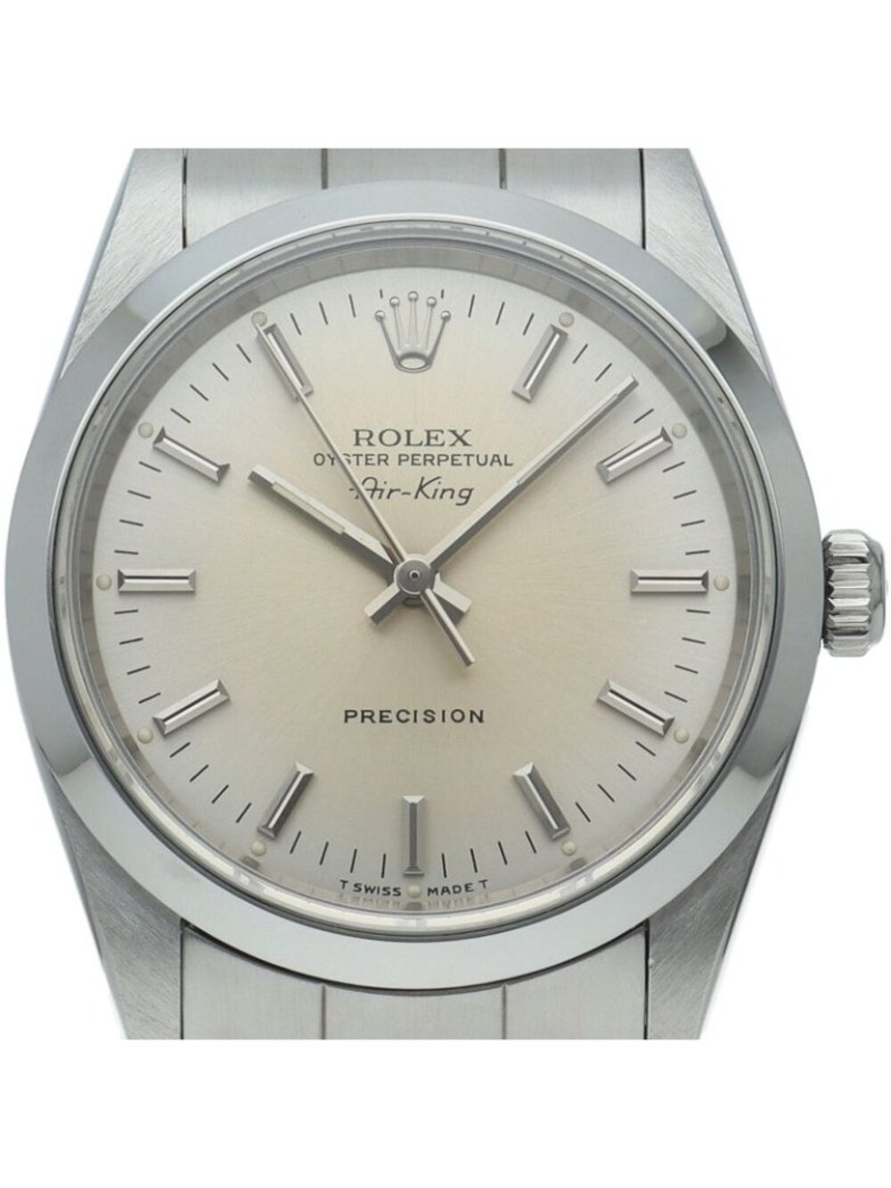 Rolex Air King SS Watch Silver